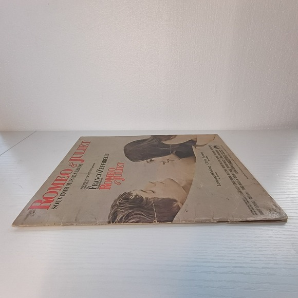 ROMEO & JULIET SOUVENIR MUSIC ALBUM 1969 VINTAGE SHEET MUSIC FRANCO ZEFFIRELLI - Picture 10 of 10